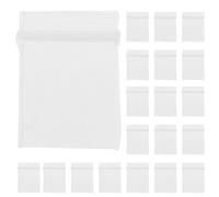 POPETPOP Pochettes à Bijoux Lot de 500 en PE Transparentes Refermables Protection Optimale pour Pièces Électroniques et Monnaies pour Petits Objets Lors de Présentations