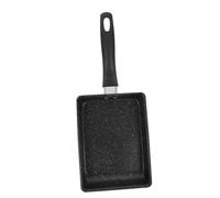 POPETPOP Poêle à Frire Carrée Revêtement Non Collant Antiadhésive en Aluminium Poignée Ergonomique pour Tamagoyaki Cuisine Maison et Barbecue