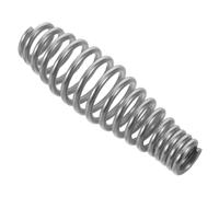 POPETPOP Poignée à Ressort de Poêle en Acier Inoxydable, Modèle Tour | Poignée de Rechange pour Poêle à Granulés, Prise Confortable, Résistance à Corrosion, Finition Argenté