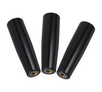 POPETPOP Poignée de Remplacement pour Barbecue, poignée de Fourchette à Barbecue, 3pcs, bakélite Noire, M10 x 100 mm, résistante à la Chaleur, pour brochettes et fourchettes, Camping en