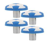 POPETPOP Poignées Délicates en Silicone pour Tiroirs et Armoires Garçon et Filles, Boutons de Tiroir Football 4 Pièces, Design Cartoon Sûr et Pratique pour Commodes et Dressers