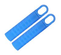 POPETPOP Poignées pour Manches de Pelle à Poussière en Plastique Bleu, Kit 2 Pièces Embouts, Style Simple, pour Tâches Ménagères de Nettoyage Efficaces
