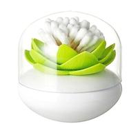 POPETPOP Porte- Lotus Vert en Plastique Décoratif pour Comptoir | Rangement et Cure-dents, Pétales Détachables, Garde le Contenu Propre, Usage Maison