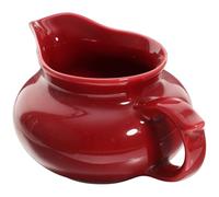 POPETPOP Pot à Lait en Céramique Rouge, Tasse à Sauce et Récipient à Sauce pour Vinaigrettes et Trempettes au Fromage, Service Individuel