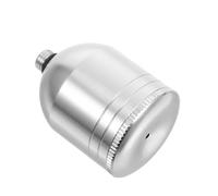 POPETPOP Pot D'aérographe Remplaçable 10ml en Métal Argenté pour Peinture | Résistant à L'usure, Anti-obstruction, Remplacement Facile, Usage Polyvalent, Ateliers de Peinture, Projets Pro
