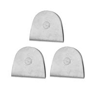 POPETPOP Poulie de Palier 3 Pièces Argentée en Acier Inoxydable, Charge 50kg, Usage Extérieur pour Mâts de Drapeau et Bâtiments Gouvernementaux, Fonctionnalité Heavy Duty