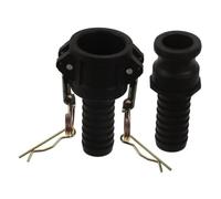 POPETPOP Raccord Rapide Mâle Femelle pour Tuyau D’arrosage 1 Pouce en PP | Fixation à Clip, Joint Étanche, pour Irrigation et Pulvérisation Agricole