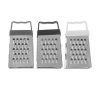 POPETPOP Râpes Portables pour Râper Pommes de Terre, Carottes et Concombres Résistantes Lot de 3 en Acier Inoxydable Outil de Découpe Cuisine Sûr et Polyvalent pour Usage Cuisine