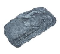 POPETPOP Statue de Chien en Résine Ange pour Jardin, Décoration Commémorative Étanche et Stable pour Lieu de Repos Final de Votre Animal