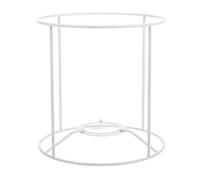 POPETPOP Support d'abat-jour cage : armature filaire 18 x 18 x 18 cm, douille E27, accessoire DIY pour suspension ou lampe de table