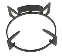 POPETPOP Support de Cuisinière à Gaz en Fer Noir Antidérapant et Résistant la Rouille, Support Wok et Manique Cuisine, Protège Plaque de Cuisson et Brûleur