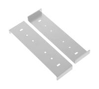 POPETPOP Support de Fixation Base Robuste Boîte aux Lettres pour 2 Pièces Support de Montage pour Boîte aux Lettres Aluminium Argenté Installation Facile Gain de Place à Poser au Sol