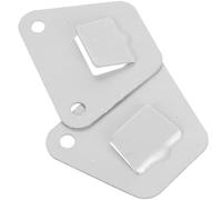 POPETPOP Support Mural Caché pour Ventilateur Oscillant Acier Inoxydable pour Mur Bois ou Inclus Vis et Écrous Fixation Stable et Aesthétique Design Rangement Invisible