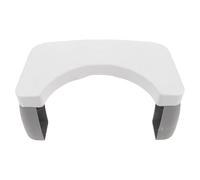 POPETPOP Tabouret de Toilette Marchepied Pliable et Confortable Antidérapant en Pp Blanc Repose-pieds Ergonomique pour Salle de Bain pour Maison et Toilettes