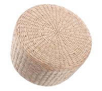 POPETPOP Tabouret Rond en Paille Fait Main Adapté Aux Enfants Yoga Et Activités À Ou en Extérieur