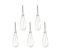 POPETPOP Œufs Manuel Ustensile Cuisine Léger en Acier Inoxydable Argenté pour Fouetter et Mélanger, pour Sauces et Pâtisserie Maison