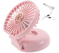POPETPOP Ventilateur Portatif Rechargeable USB Pliable Fonction Aromathérapie, Ventilateur de Cou Silencieux à 3 Vitesses, Léger Camping et Usage Personnel