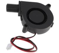 POPETPOP Ventilateur Turbo Compact 12v Dc 7500rpm 50x15mm Roulement Hydraulique, Câble 25cm, Ventilateur Puissant et Silencieux pour Refroidissement Industriel