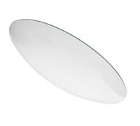 POPETPOP Verre Bombé de Remplacement pour Cadran D'horloge Murale Rond 19,5 Cm, Panneau Avant en Verre Convexe Transparent, Protection la Poussière, Compatible Horloge Vintage et Bureau,