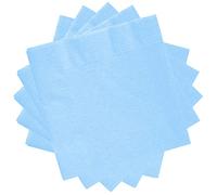 POPOYU 20 Pièces Serviettes Papier Bleu Clair,Table Papier Serviette Joyeux Anniversaire,Serviettes de Fête Serviette de Table en Tissu Serviette&Papier Mariage pour Cocktail,Boissons,Restauration