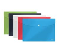 Popper Wallet A4 Coloris Assortis - REXEL