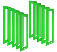 Poppstar 10x Cadres magnétiques, hauteur 23 cm, largeur 7,5 cm, vert