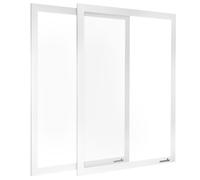 Poppstar 2x Cadre Magnétique A3, Hauteur 44,7 cm, Largeur 32,4 cm, Blanc