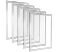 Poppstar 5x Cadres magnétiques A4, Hauteur 32,2 cm, Largeur 23,6 cm, gris
