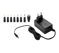 Poppstar Adaptateur secteur universel AC DC, chargeur pc portable de 12V à 3A