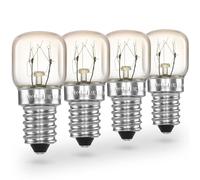 POPPSTAR Ampoule de Four E14 15W Résistante à 300 °C (2700K blanc chaud, 85lm, T22) Lot de 4 Lampes de Four