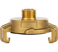 Poppstar Raccord Rapide en Laiton 1/4 pouce Filetage Mâle (filetage G 1/4" avec raccord à griffes système Geka)