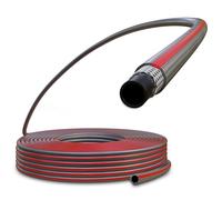Poppstar Tuyau d'arrosage PVC 25m, 19mm Intérieur 23mm Extérieur (3/4 pouce), 3 Couches, Pression max. 7 bar, Tuyau d'arrosage Flexible