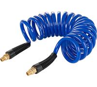 Poppstar Tuyau spiralé à air comprimé Poppstar 5m avec Ø 8mm x 12mm, protection contre le pliage, raccord pivotant amélioré G 1/4 pouce mâle