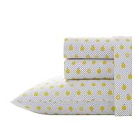 Poppy & Fritz Parure de lit Citrons pour lit Simple, Jaune Vif
