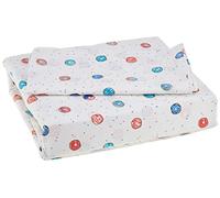 Poppy & Fritz - Parure de lit en Percale de Coton, fraîche et fraîche, décoration d'intérieur légère (Beignets à Pois, lit Simple)
