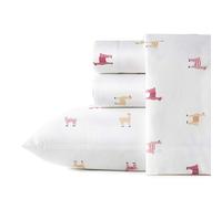 Poppy & Fritz - Parure de lit en Percale de Coton, Nette et Cool, décoration d'intérieur élégante (Miss Lama, lit Simple)