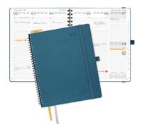 POPRUN Agenda 2027 Semainier Format Grand(25,9 x 21,2 cm),Vertical Planner