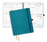 POPRUN Agenda 2027 Semainier Format Grand(25,9 x 21,2 cm),Vertical Planner