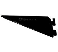 Pop's Parts Plus Lifetime Shed Lot de 6 supports d'étagère en métal noir avec vis Cadre en acier avec revêtement en poudre