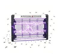 POPSKEETER Destructeur d'insectes LED avec tube LED durable, lampe électrique anti-mouches et lampe anti-moustiques pour l'intérieur, pas besoin de changer de lampe