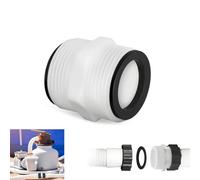 POPUBBY Raccord Tuyau de Piscine 38 mm pour I-ntex Coleman, 1,5 à 1,5 Pouces connecteur 2 Voies Adaptateur Tuyau Piscine Remplacement pour Pompes Filtration et Systèmes au Sel