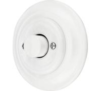 Porcelaine encastrée Rétro LED Variateur rotatif I PR1 blanc