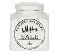 PORCELLANA LA Bianca Récipient à sel en Porcelaine 900 ML dans Une boîte Cadeau, Nylon/A