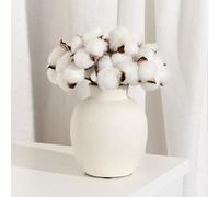 PORCER Vase en céramique antique de 15,2 cm, vase décoratif de ferme en terre cuite style bohème, vase rustique pour décoration intérieure, salon, entrée, mariage - Design de surface en particules