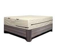 Porch Shield Housse de Protection carrée pour Jacuzzi - Étanche - 228,6 x 228,6 cm
