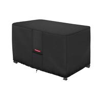 Porch Shield Housse de protection pour brasero de terrasse - Imperméable 600D - Housse de protection rectangulaire pour table de brasero - 132,1 x 86,4 cm - Noir