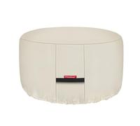 Porch Shield Housse pour brasero - Imperméable 600D - Robuste - Rond - Beige - 127 cm