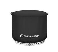 Porch Shield Housse ronde résistante aux UV pour poêle Solo Stove Yukon - Housse imperméable pour foyer de terrasse - 81,3 cm - Noir