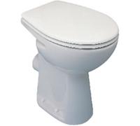 Porcher-Cuvette surélevée ULYSSE 36,5x48cm en porcelaine avec trou d abattant avec sortie horizontale, blanc Réf P239901