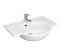 Lavabo-plan céramique - design et original - pour PMR - Sapho PORCHER